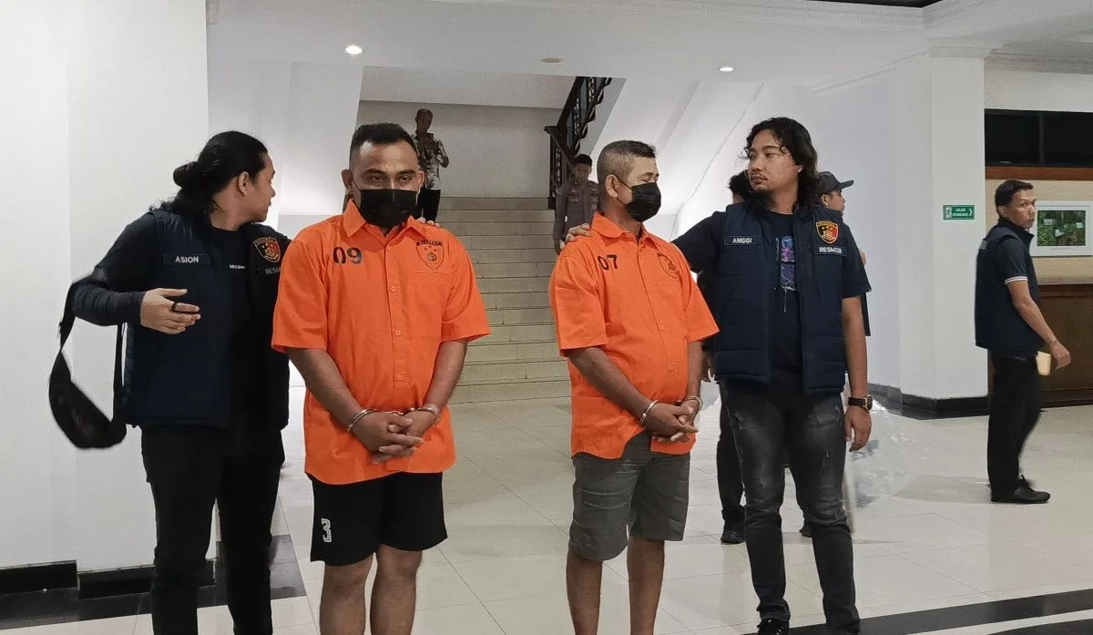 Tersangka Pengeroyok Warga Suku Anak Dalam. (ist)