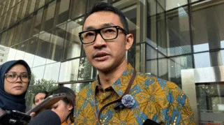 Juru Bicara KPK Budi Prasetyo di Gedung Merah Putih, Jakarta, Jumat (1/8/2025).