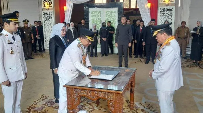 Wali Kota Jambi Maulana Lakukan Sertijab, Al Haris Apresiasi Sri Purwaningsih
