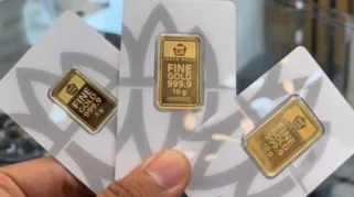 EMAS - Harga emas batangan produksi PT Aneka Tambang Tbk (Antam).