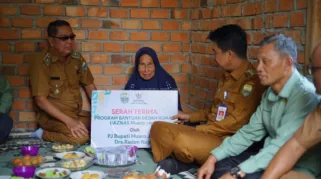 Peresmian Bedah Rumah Desa Tunas Mudo Kec. Sekernan dan Desa Sembubuk Kec. Jaluko
