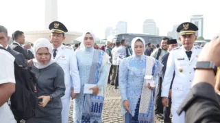 Bambang Bayu Suseno dan Junaidi H Mahir resmi dilantik menjadi Bupati dan Wakil Bupati Kabupaten Muaro Jambi