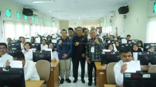 Wakil Bupati Muaro Jambi Junaidi Mahir meninjau pelaksanaan seleksi Pegawai Pemerintah dengan Perjanjian Kerja (PPPK) Tahap II Kabupaten Muaro Jambi