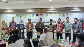 Rapat Koordinasi (Rakor) yang digelar oleh Komisi Pemberantasan Korupsi (KPK)