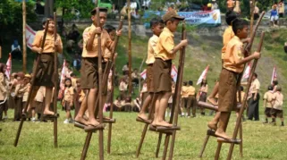 Ilustrasi Pramuka, Praja Muda Karana. Gerakan Pramuka menegaskan bahwa Hymne Satya Darma Pramuka dan Mars Jayalah Pramuka merupakan lagu resmi yang harus dilestarikan sebagai bagian dari identitas organisasi. (IST)