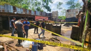 Polres Muara Enim tertibkan gudang bahan bakar minyak (BBM) tanpa izin di Lembak dan Gelumbang.