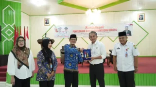 Suasana sosialisasi Pencegahan dan Pemberantasan Korupsi di Auditorium BPKP Perwakilan Provinsi Jambi. (Foto: BPKP Jambi)